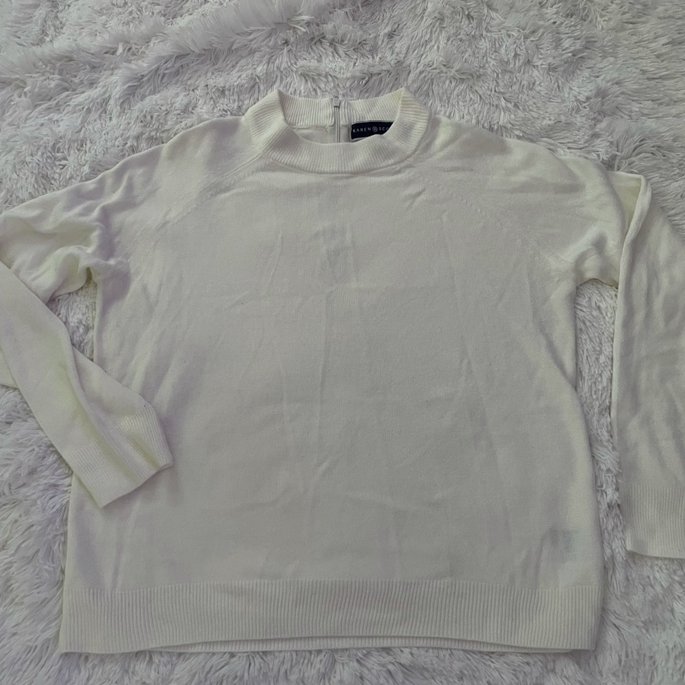 Cream color turtleneck sweater